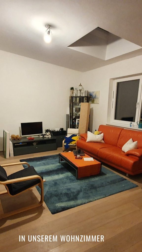 In unserem Wohnzimmer